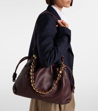 Loewe Flamenco Large leather clutch