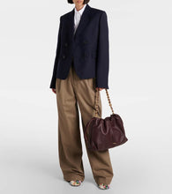 Loewe Flamenco Large leather clutch