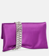 Jimmy Choo Zandra embellished satin clutch