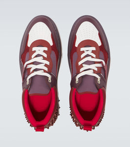 Christian Louboutin Astroloubi embellished leather sneakers