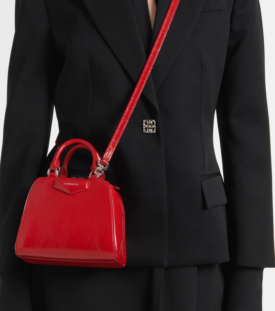 Givenchy Antigona Cube Nano patent leather tote bag