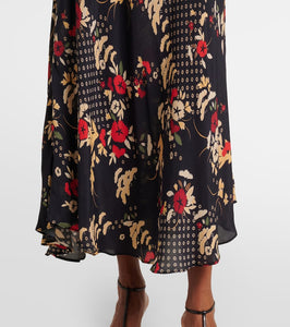 Rixo Trula floral maxi dress