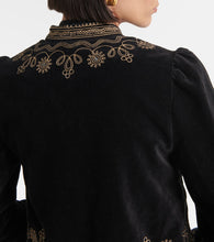 Rixo Denver embroidered cotton jacket