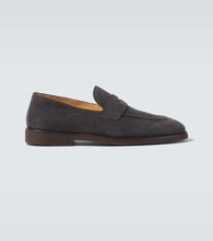 Brunello Cucinelli Suede penny loafers