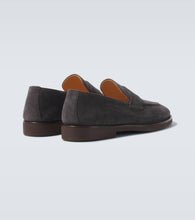 Brunello Cucinelli Suede penny loafers