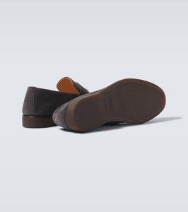 Brunello Cucinelli Suede penny loafers