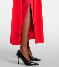 Roksanda Fyera caped crêpe maxi dress