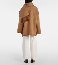 Toteme Embroidered wool-blend scarf jacket