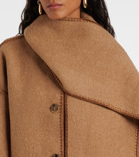 Toteme Embroidered wool-blend scarf jacket
