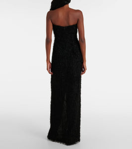 Toteme Strapless fil coup√É¬© midi dress
