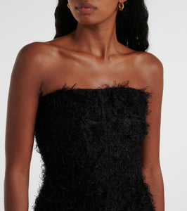 Toteme Strapless fil coup√É¬© midi dress