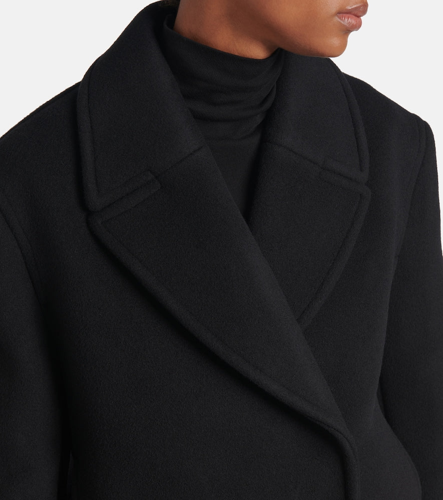 Toteme Cropped wool-blend peacoat