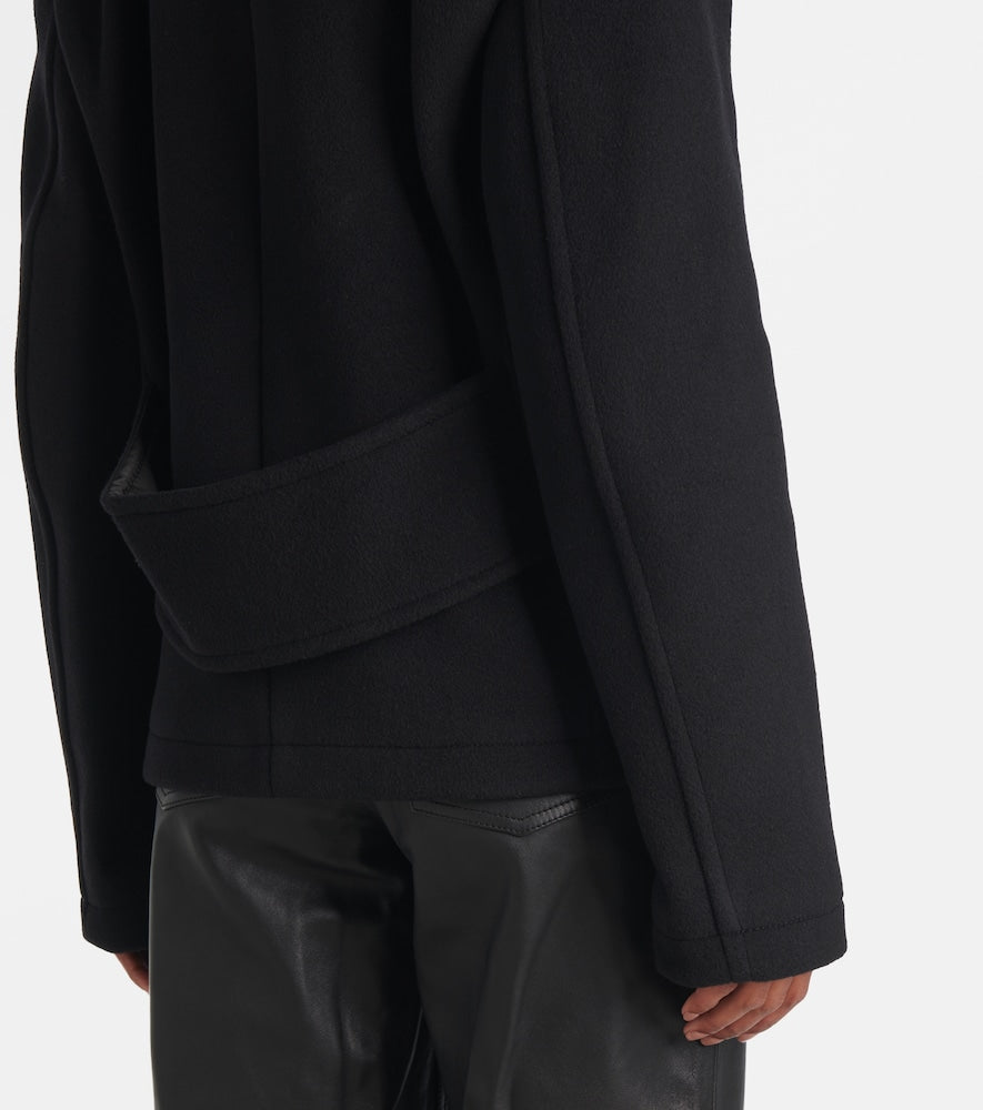 Toteme Cropped wool-blend peacoat