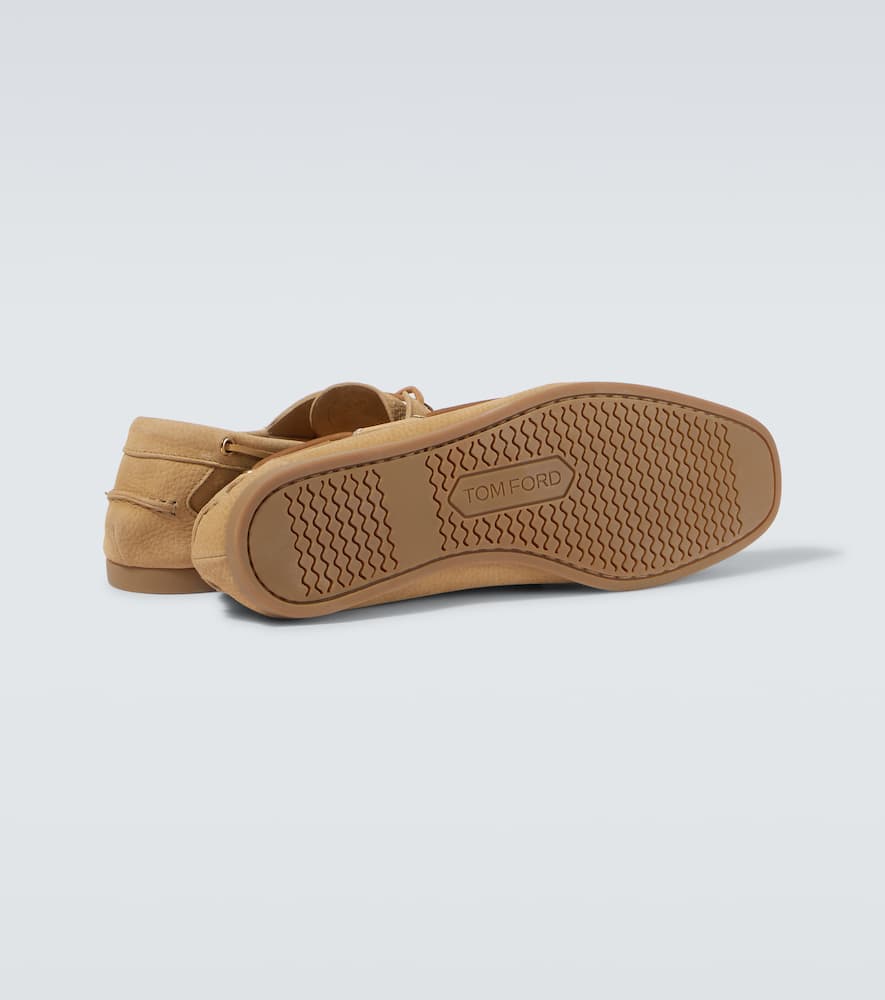 Tom Ford Robin leather boat shoes
