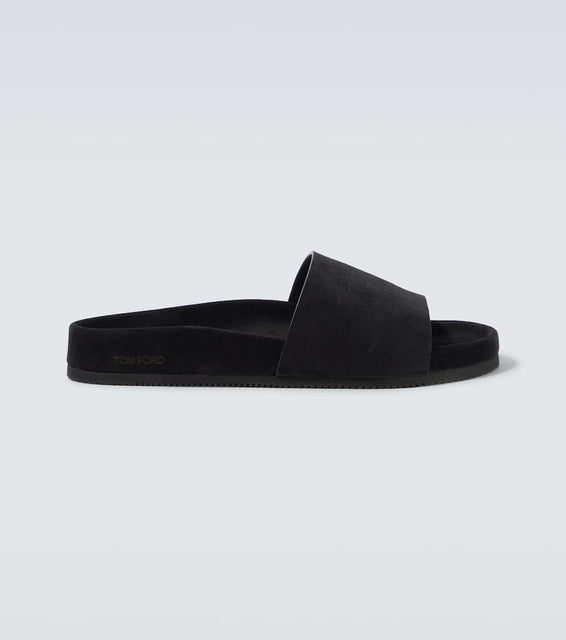 Tom Ford Harris suede slides