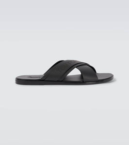 Tom Ford Preston T leather sandals