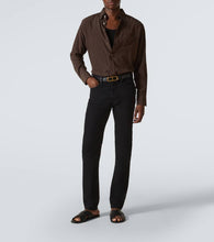 Tom Ford Preston T leather sandals