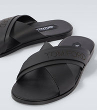 Tom Ford Preston T leather sandals