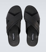Tom Ford Preston T leather sandals