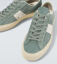 Tom Ford Cambridge leather-trimmed suede sneakers