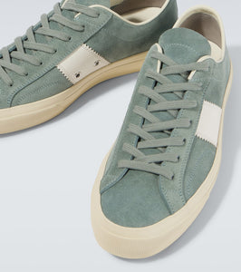 Tom Ford Cambridge leather-trimmed suede sneakers