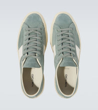 Tom Ford Cambridge leather-trimmed suede sneakers