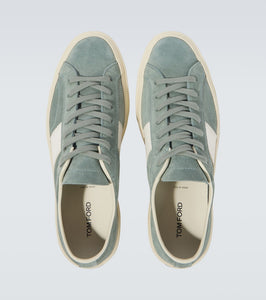 Tom Ford Cambridge leather-trimmed suede sneakers