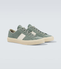 Tom Ford Cambridge leather-trimmed suede sneakers