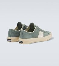 Tom Ford Cambridge leather-trimmed suede sneakers
