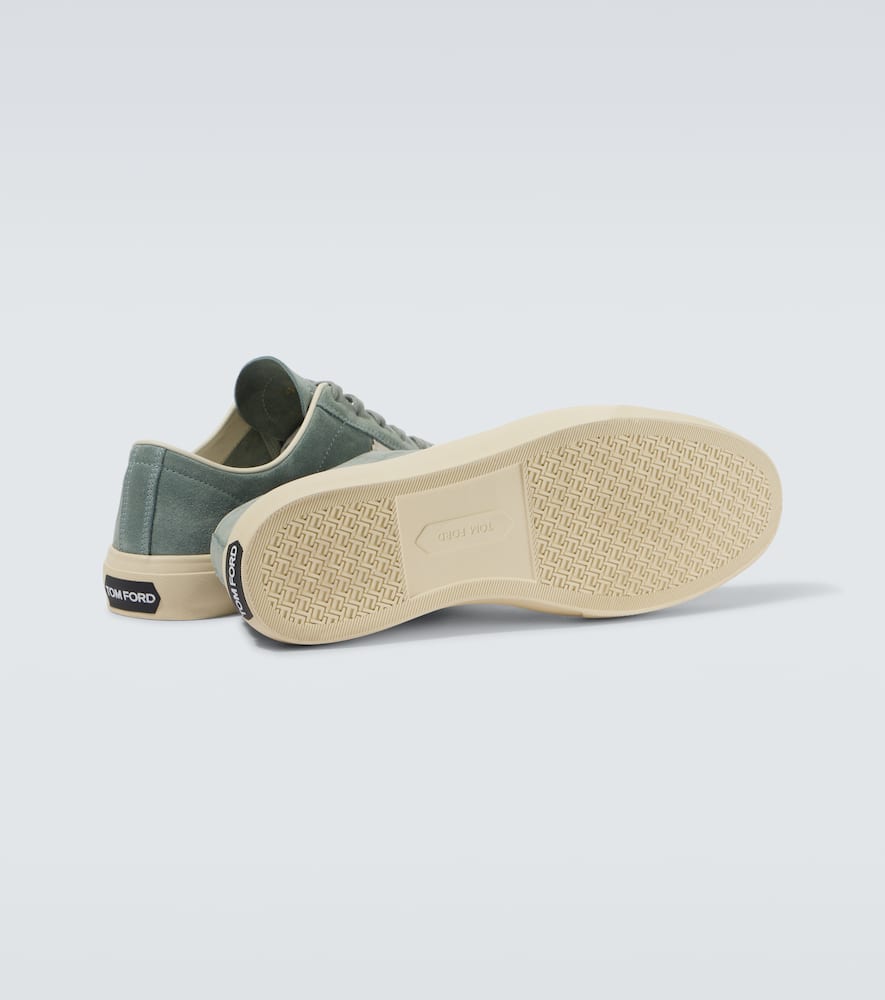 Tom Ford Cambridge leather-trimmed suede sneakers