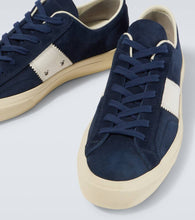 Tom Ford Cambridge leather-trimmed suede sneakers