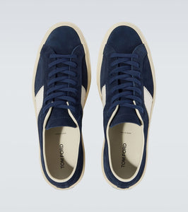 Tom Ford Cambridge leather-trimmed suede sneakers
