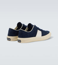 Tom Ford Cambridge leather-trimmed suede sneakers