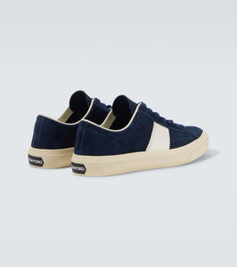 Tom Ford Cambridge leather-trimmed suede sneakers