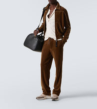Tom Ford Jago leather-trimmed sneakers