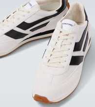 Tom Ford Mick suede-trimmed sneakers