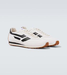 Tom Ford Mick suede-trimmed sneakers