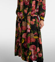 Junya Watanabe Georgette and jersey midi dress