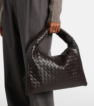 Bottega Veneta Hop Intrecciato leather shoulder bag