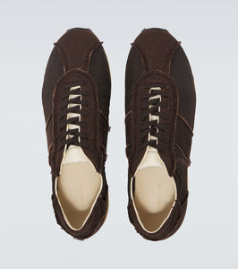 The Row Moveo canvas-trimmed sneakers