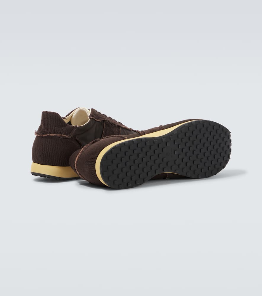 The Row Moveo canvas-trimmed sneakers