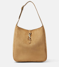 Saint Laurent Le 5 √É¬† 7 Supple Large suede shoulder bag - Saint Laurent Le 5 √É¬† 7 Supple 大号麂皮单肩包