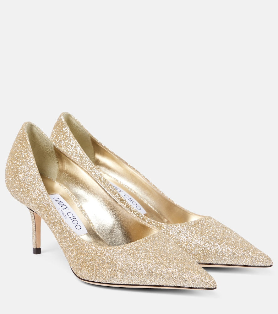 Jimmy Choo Love 65 glitter pumps - Jimmy Choo Love 65 亮片高跟鞋