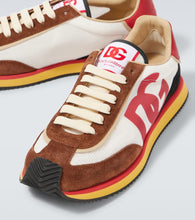 Dolce&Gabbana DG Runner suede-trimmed sneakers