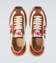 Dolce&Gabbana DG Runner suede-trimmed sneakers