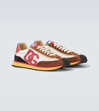 Dolce&Gabbana DG Runner suede-trimmed sneakers