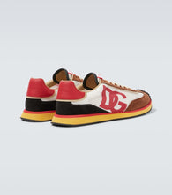 Dolce&Gabbana DG Runner suede-trimmed sneakers