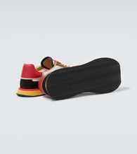 Dolce&Gabbana DG Runner suede-trimmed sneakers