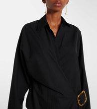 Loewe Wrap wool midi dress