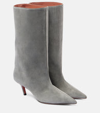 Amina Muaddi Fiona 60 suede boots - Amina Muaddi Fiona 60 绒面革靴子